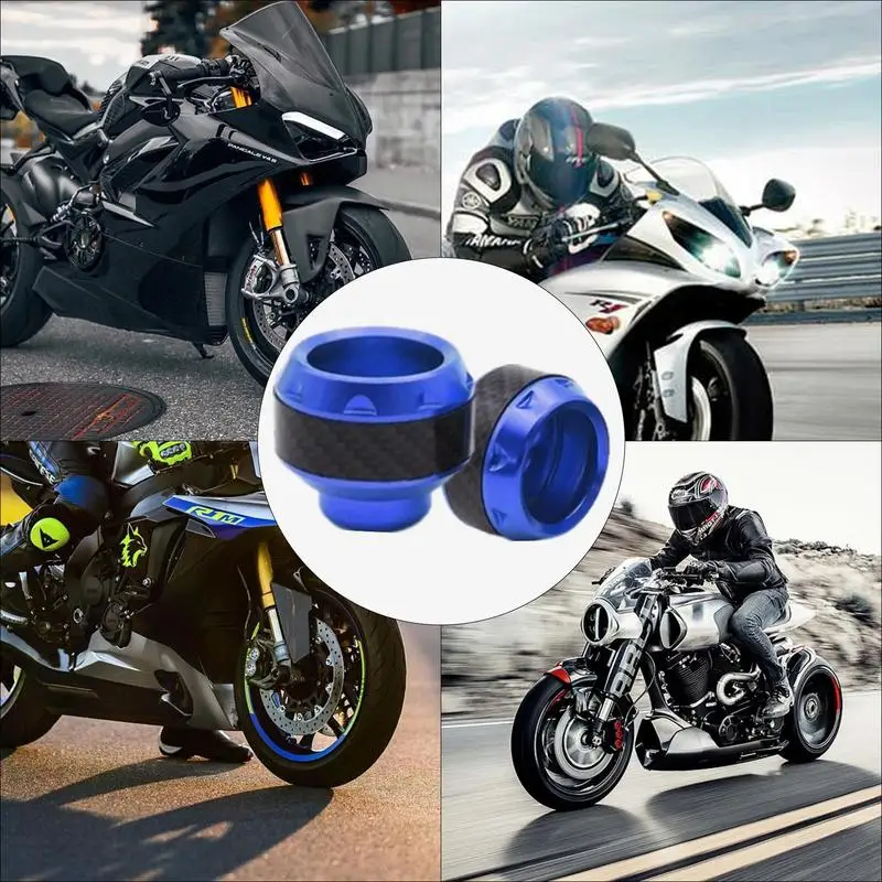 Front Fork Frame Sliders para Ciclomotor, Falling Protection Cup, Protetores Slider, Copos Absorventes de Choque, Acessórios Modificados, 2pcs