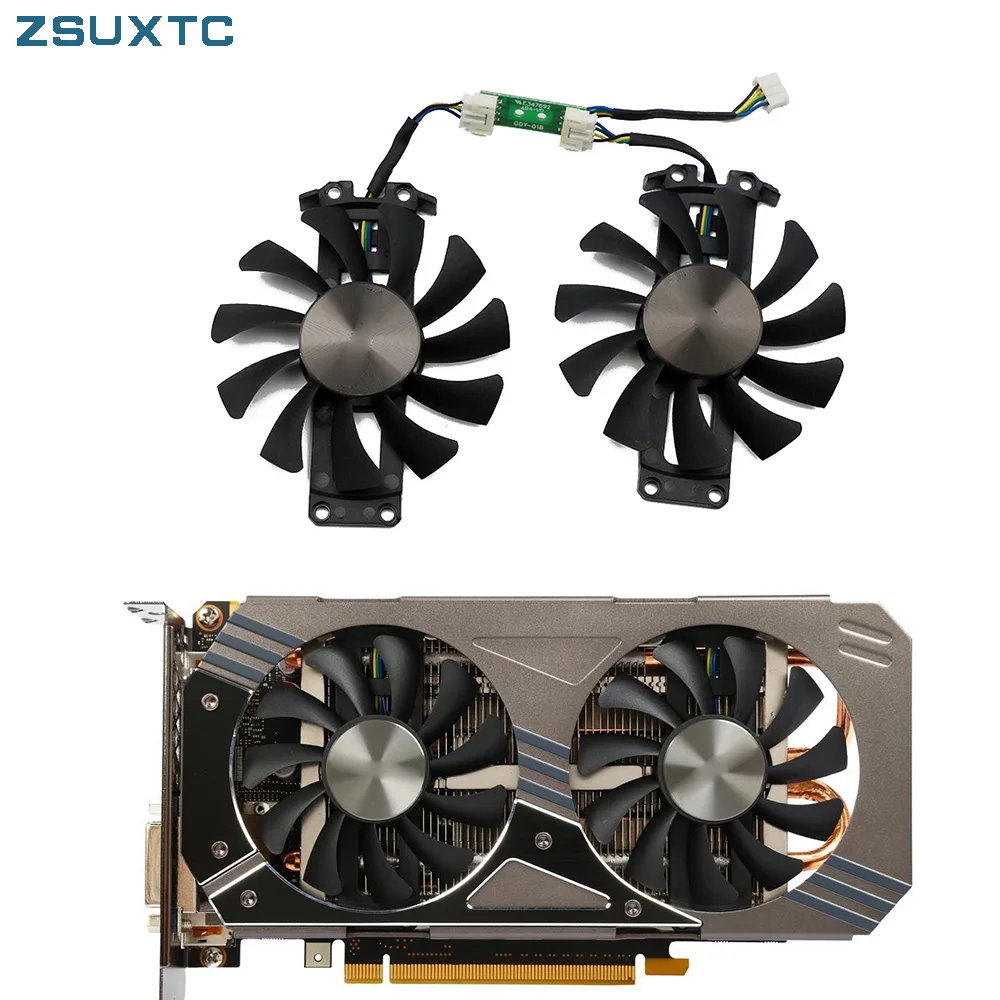 GA81S2U 75mm 4Pin GTX 960 Cooler Fan For ZOTAC GTX960 、 4G PCI-EDC Graphics Video Card Cooling Fan