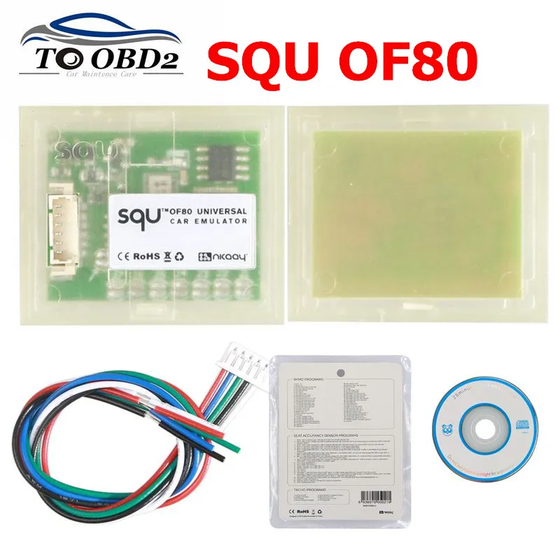 

SQU OF68 SQU OF80 UNIVERSAL EMULATOR Mini Parts Big Works Universal Emulator support Seat Accupancy sensor/IMMO/Tacho Programs