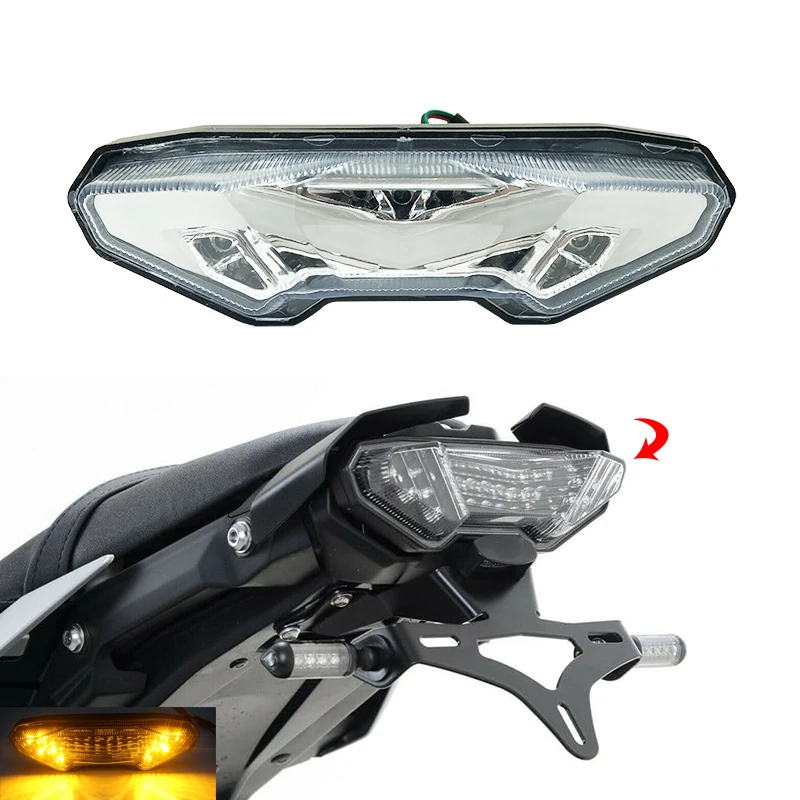 

For Yamaha MT09 FJ09 FZ09 Tracer 900 MT FZ 09 Turn Signal Light Motorcycle Integrated Tail Light LED Brake Lamp Rear Stop Light