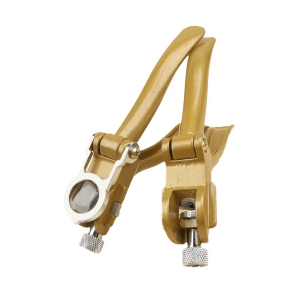 Saw Set Pliers with Rotating Alignment Jig and Ergonomic Handle for Reliable Tooth Setting in Workshop Applications