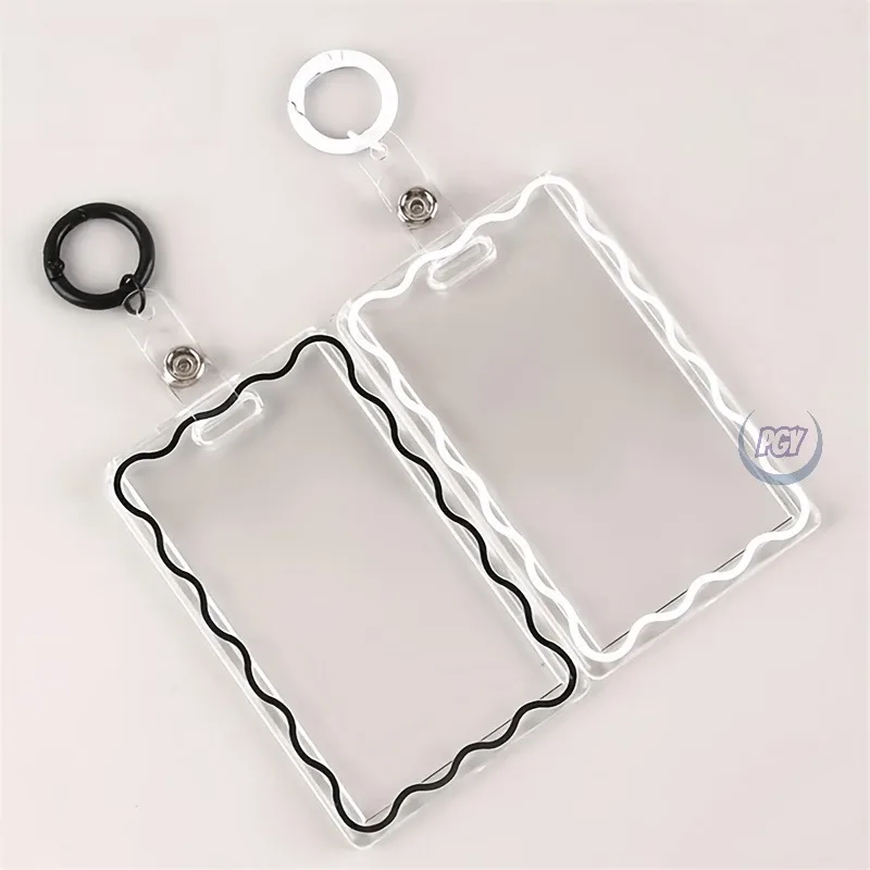 

Набор из 7 прозрачных брелоков-держателей для карт: защитные чехлы для ключей, кредитных, проездных, банковских и школьных карт, а также карт для оплаты питания