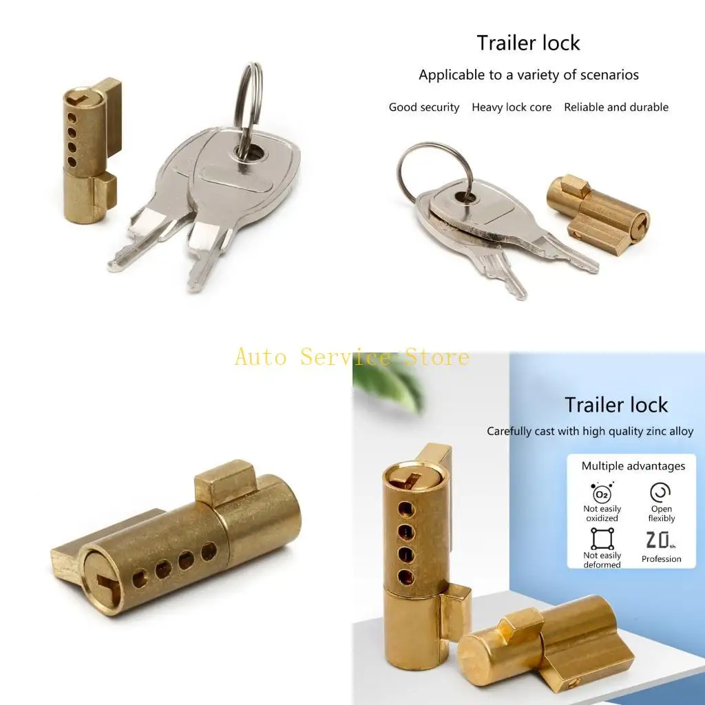 462A Anti-theft Trailer Coupling Hitch Lock with for Dresser Lock CaravansRVs Car