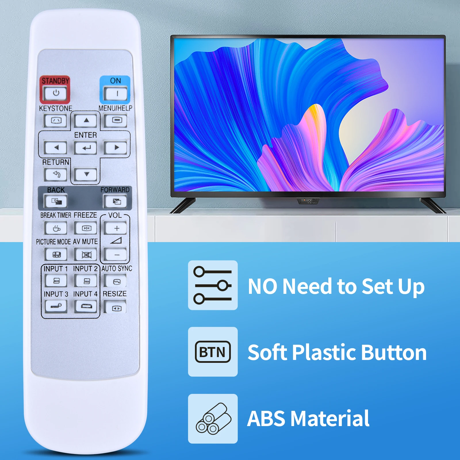 Mando a distancia para proyector SHARP, control remoto para XG-D3080XA, XR-N850XA, XR-M830XA