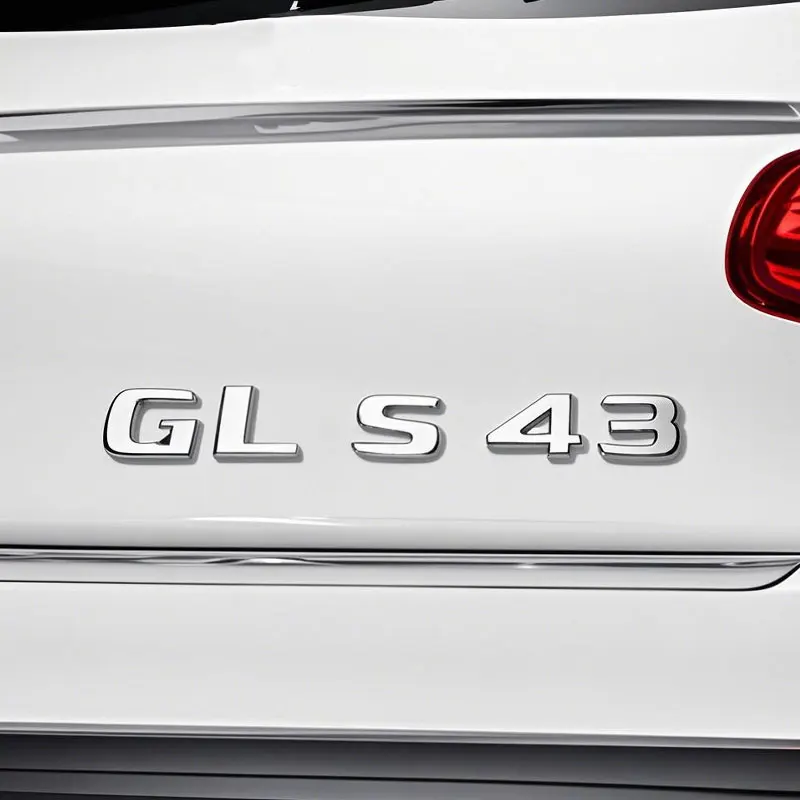 

GLS43 GLS500 GLS550 автомобильная наклейка с буквенным логотипом для Mercedes Benz GLS class w253, ремонт задних багажников, наклейки на багажник