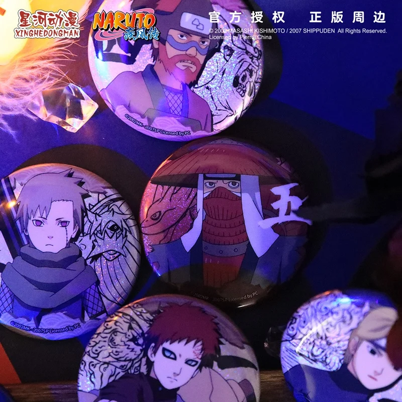 Insignia de Cosplay Oficial de China de NARUTO: Bijuu Gaara, Nii Yugito, Karatachi Yagura, Roshi Han, Utakata, Killer Bee, Obito