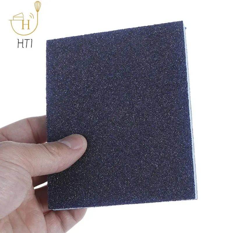 2Pcs High Quality Polishing Sanding Sponge Block Pad Set Sandpaper Assorted Grit Abrasive Tools Sandpaper Sanding Discs