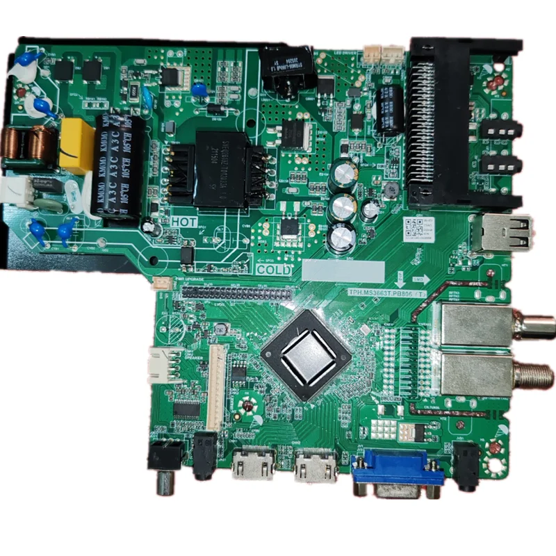 TPH.MS3663T.PB806(T) светодиодный TV три в одном, напряжение и ток материнской платы 58-87 в 500 мА 75 Вт, хорошо работает