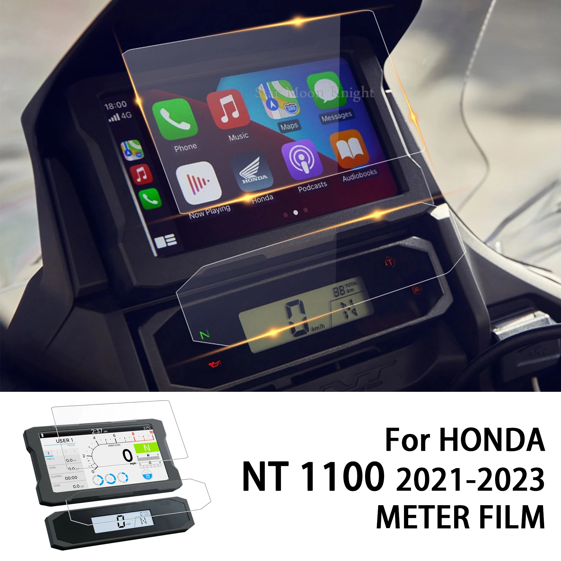 For HONDA NT1100 Accessories Motorcycle Lnstrument Film Scratch Cluster Screen Dashboard Protection NT 1100  2021-2023 2022