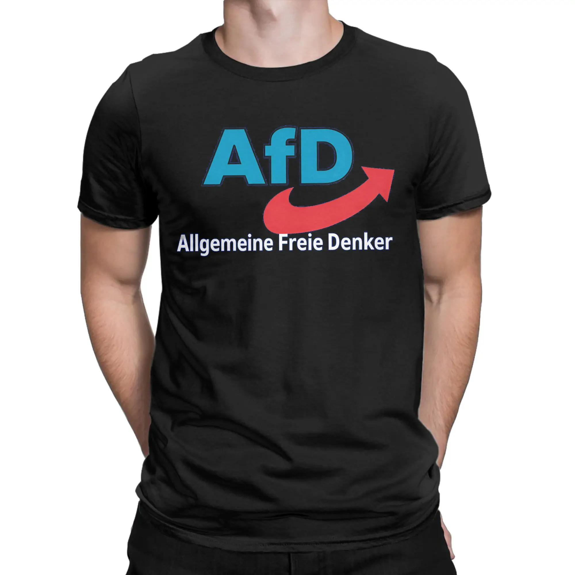 Man T-Shirt Alternative AFD Germany T-Shirts Fashion  Summer Tees Vintage Printed 100 Cotton Tops Plus Size 6XL