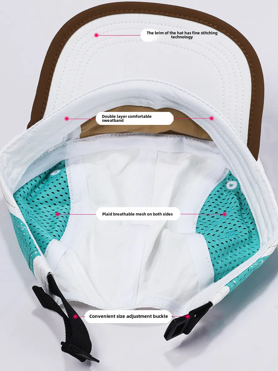 Chapéu de beisebol respirável de secagem rápida ajustável verão malha snapback boné viseira esportes legal moda quente ao ar livre popular das mulheres dos homens