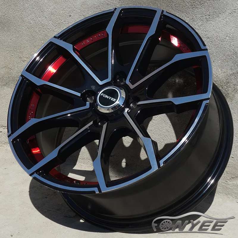 15-Inch car wheel hub modified aluminum alloy rim is suitable for Volkswagen Poussin Toyota Corolla Honda Fit wind wing