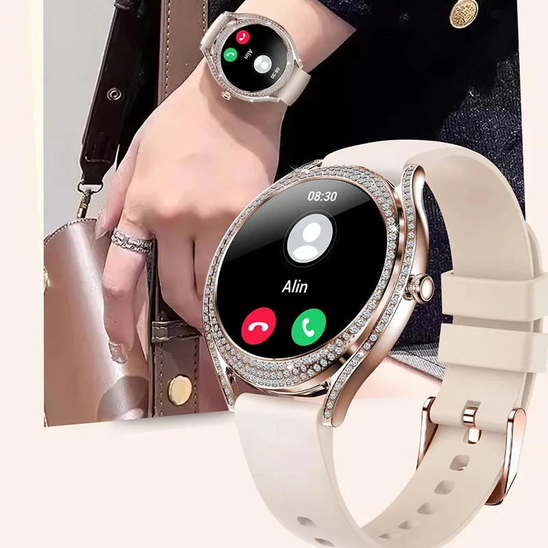 Smart Watch Xiaomi Bluetooth Call Smartwatch Women Blood Pressure Oxygen Monitor Smart Wristband Fitness Tracker Lady Wristwatch