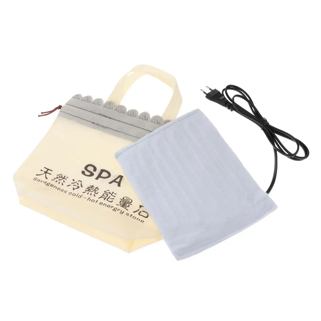 Hot Massage Stone Heater Electric Heating Bag Body SPA Relax Pain Relief Hot Rocks Massage Stones Warmer Heater