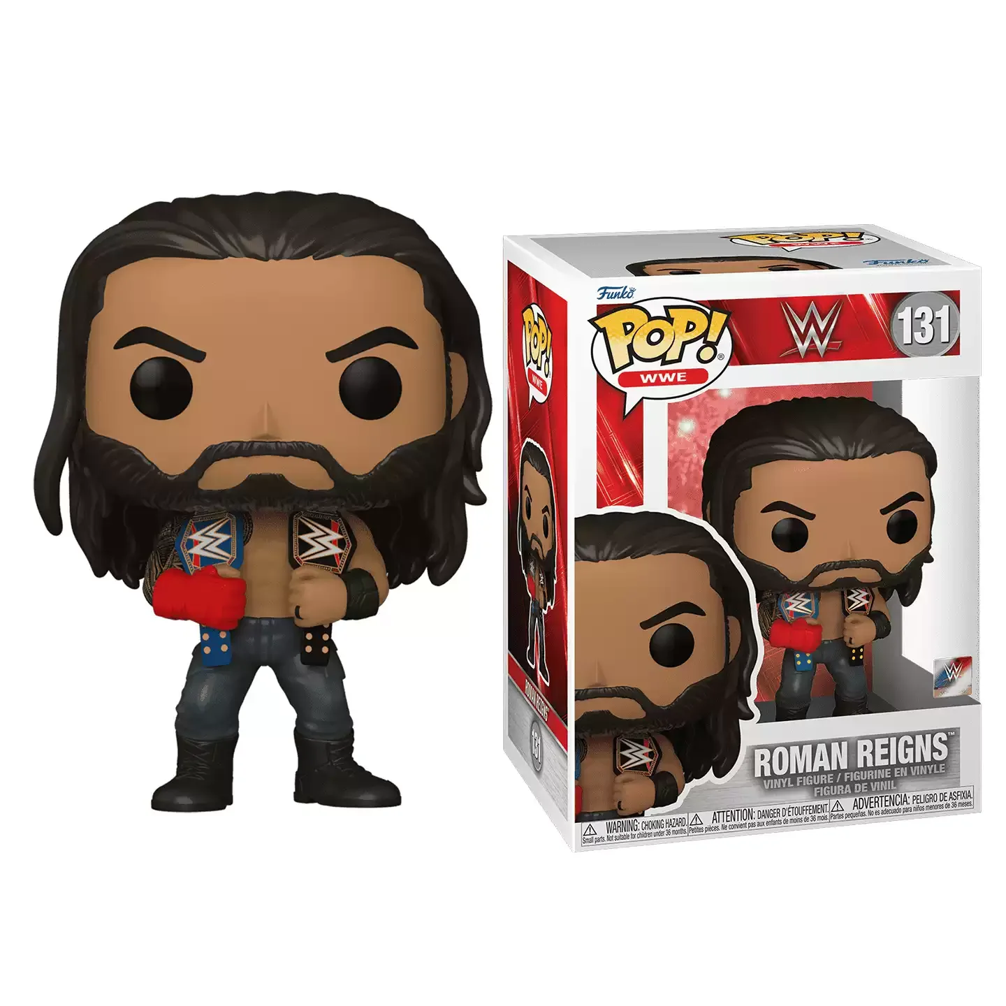 

Funko Pop WWE Belt Universal Championship Roman Reigns Peripheral Figurines Toys for Boys Gift Collectible Ornaments