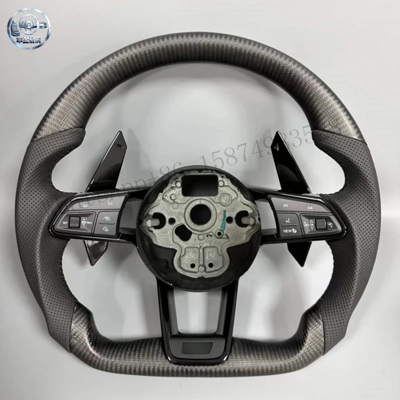 True Carbon Fiber Material Car Steering Wheel for 6 GTI7 MK6 MK5 MK4 MK7 Golf 7 7.5 GTI
