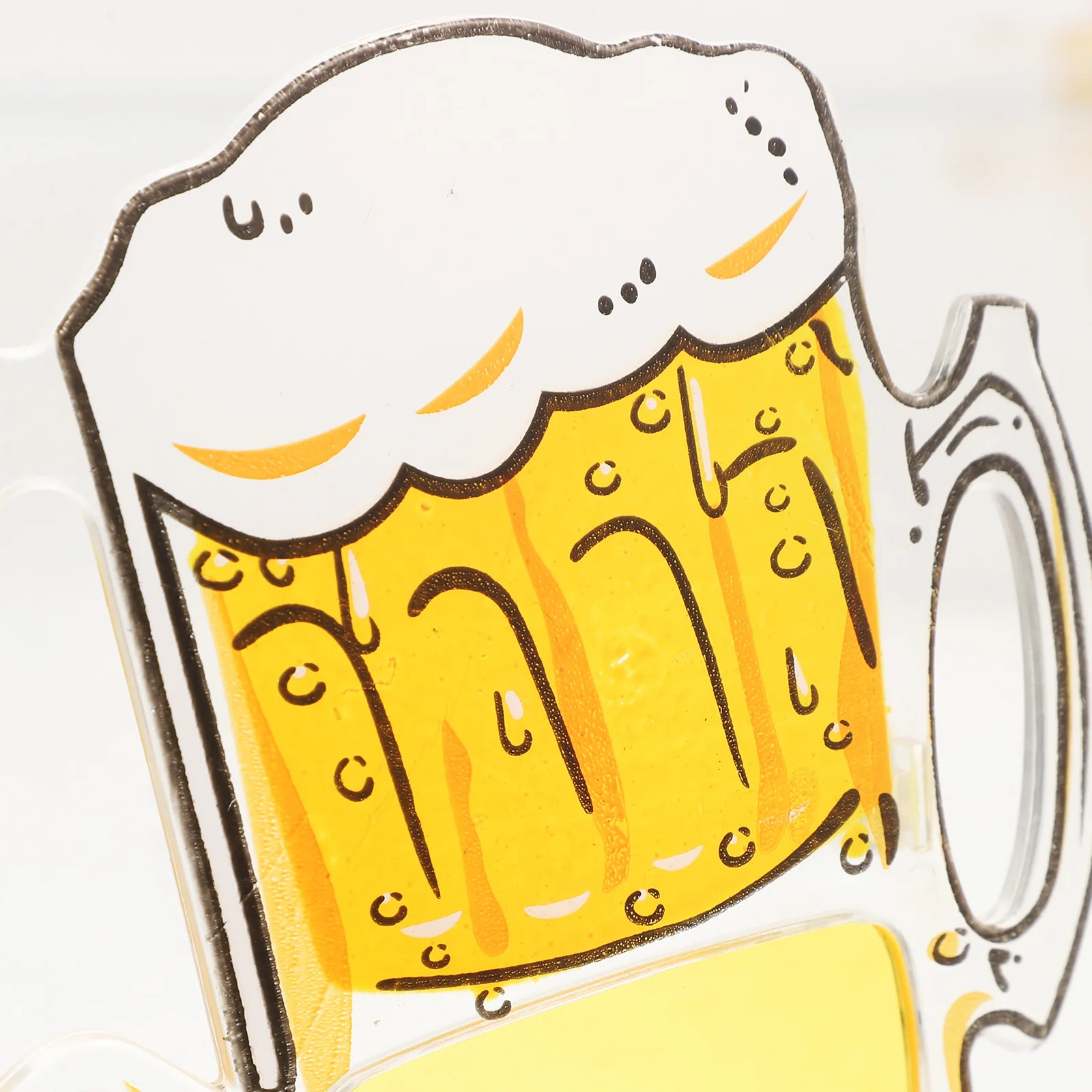 2 قطعة كوب البيرة النظارات الجدة نظارات الحفلات تسرب تأثير تصميم ل زي الحدث أداء ملحق كوب البيرة النظارات #2