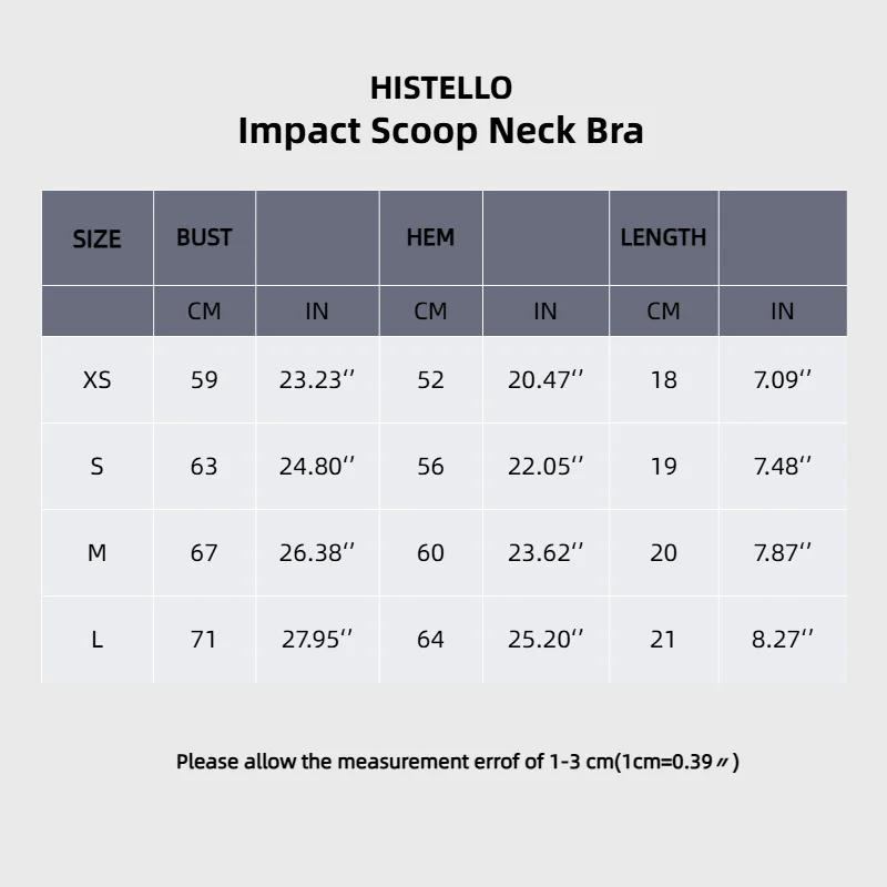 HISTELLO Impact Scoop Neck BH Damen Gym Top Nahtlos Rückenfrei Yoga Push-up Workout Unterwäsche Lauf- und Fitness-BH – Detail 1