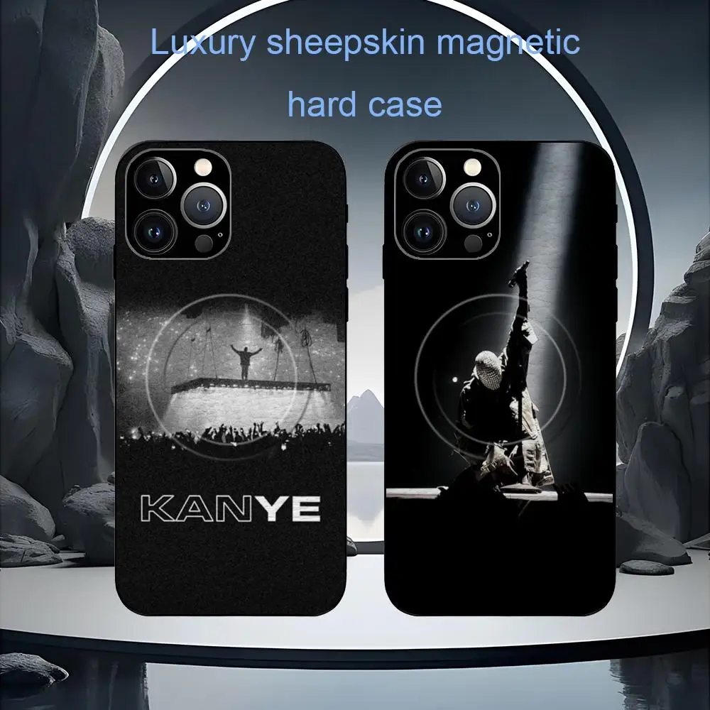 Funda de Teléfono Popular Star Kan YE West para iPhone 17 16 15 14 13 12 11 Plus Pro Max, de Lujo, con Magsafe, de Piel de Oveja