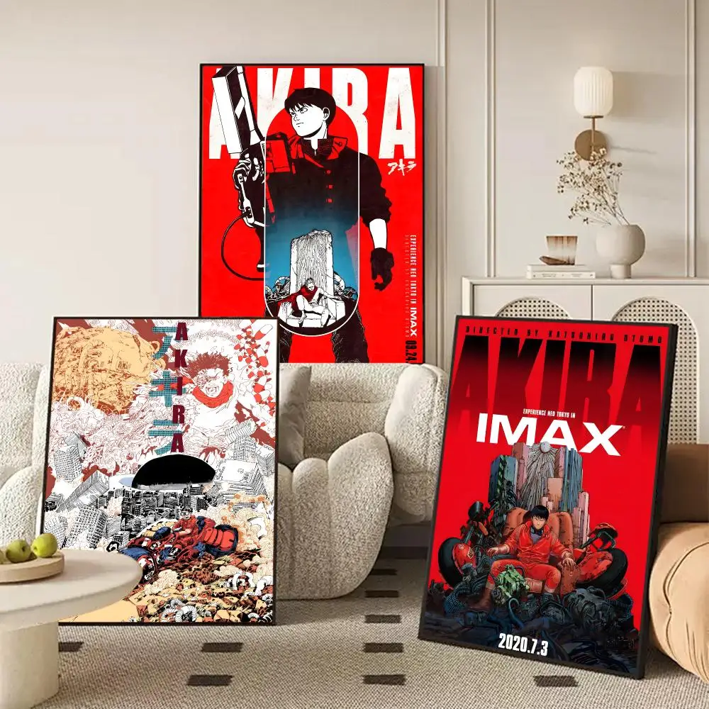 Akira Poster Self-adhesive Art Waterproof Paper Sticker Coffee House Wall Decor
