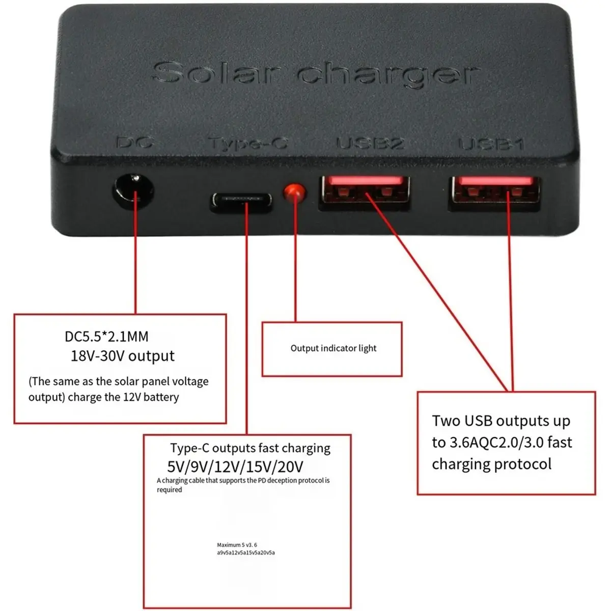 【abub】-modulo-carregador-diy-com-usb-duplo-tipo-c-controlador-solar-carregamento-rapido-e-estabilizador-de-painel-solar