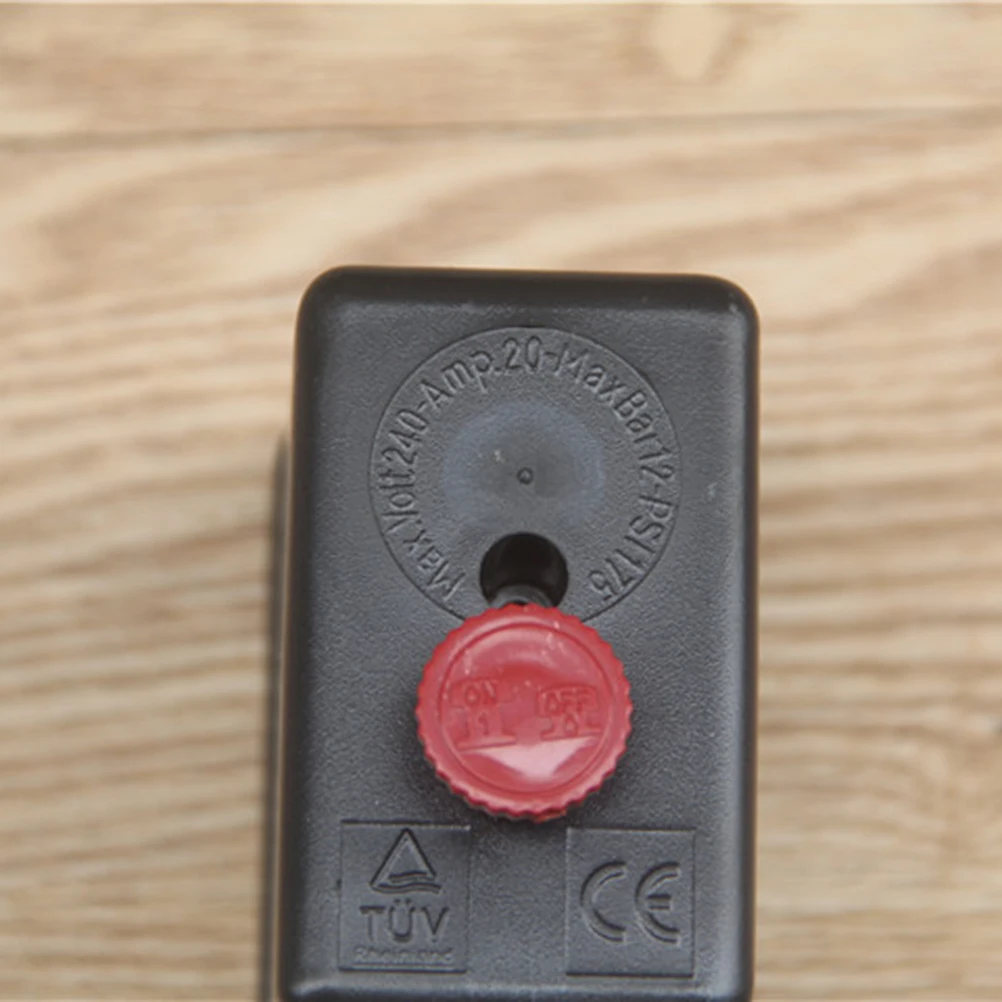 

4 Hole Air Compressor Pressure Controller Switch Replacement Vertical Pump Fittings Durable Easy Install Fit Most Compressors