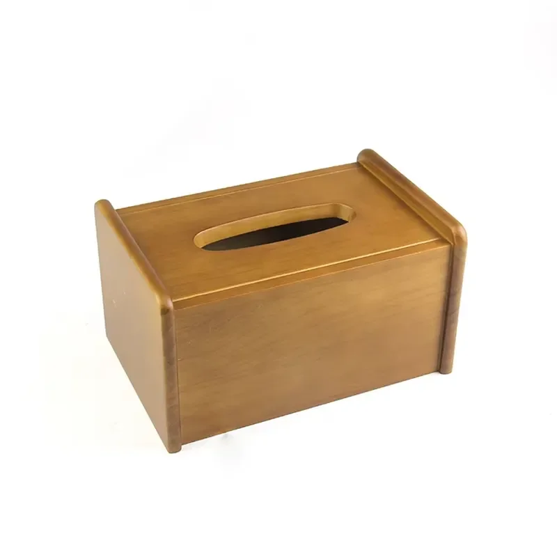 New Chinese Style Wooden Tissue Box Holder Luxury Creative Desktop Napkin Storage Case Fashionable Home Decor Organizer for