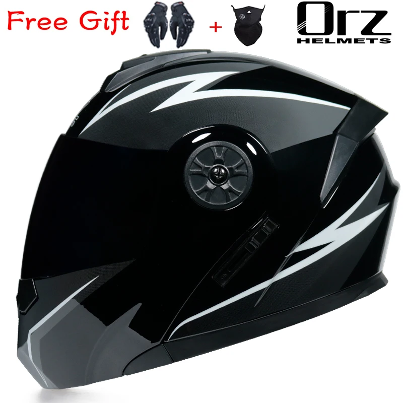 خوذة دراجة نارية ORZ-161 الأحد - مراجعة Full Face Motorcycle Helmet With Bluetooth وسعره