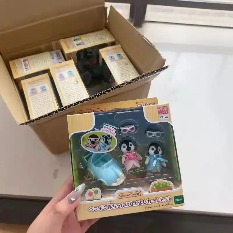 Sylvanian Families Blind Sleutelhanger Accessoires Figuren Originele Baby Dress Up Kinderen Speelgoed Meisje Speelgoed Keukens Familie Serie Cadeausets