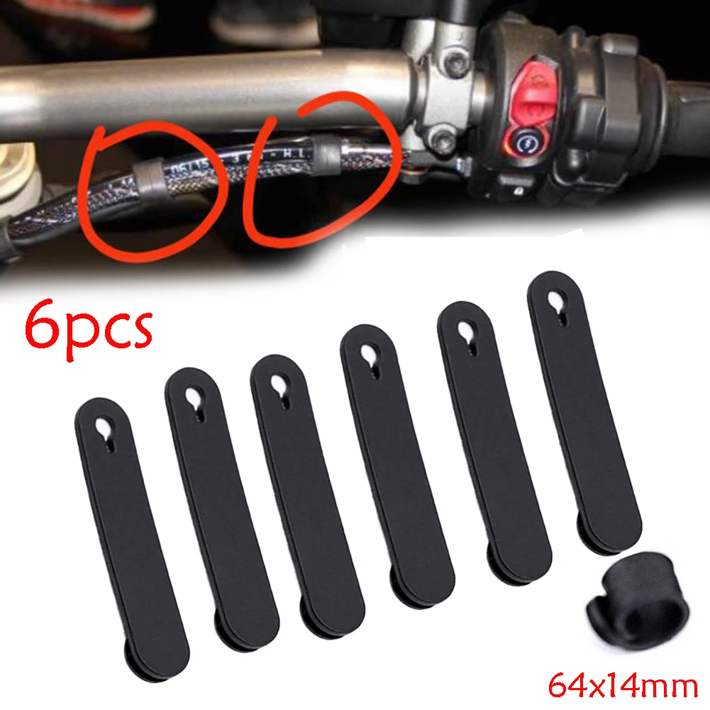 6pcs Motorcycle Rubber Bands Cover For Honda Nc750x Tmax 530 Cb 650 R Suzuki Gsxr Yamaha Tracer 9 Gt 2022 Ninja 400 Beta