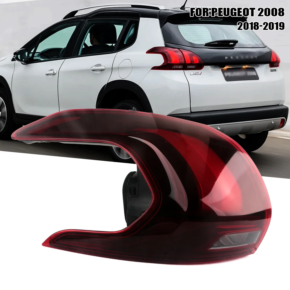 

Левый/правый задний фонарь для Peugeot 2008 2018-2019, задний фонарь, стоп-сигнал с