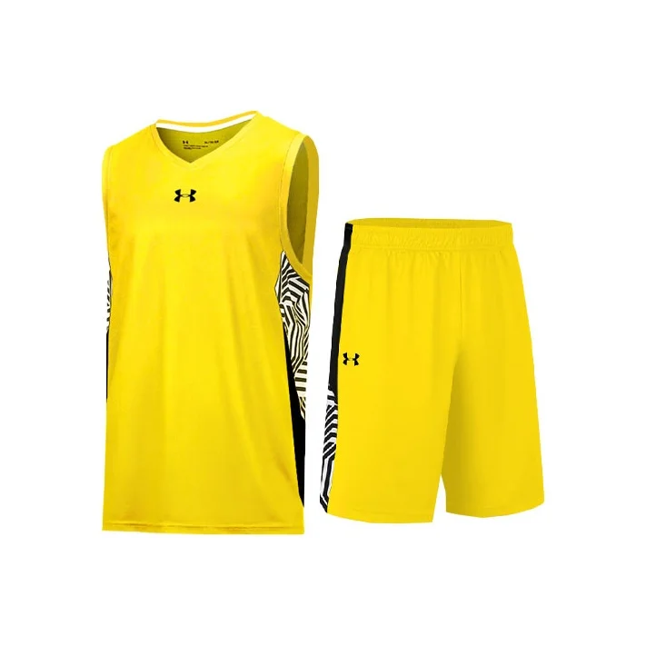 Under Armour Basketball Suit Men's Yellow 23500101-790+23500201-790