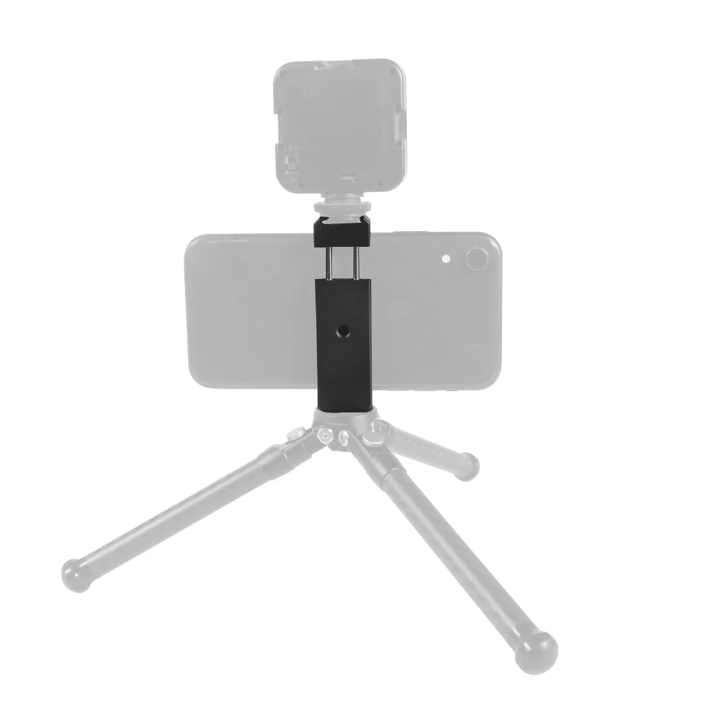 FEICHAO penjepit telepon seluler sepeda, klip penjepit untuk kamera Gopro Cage Rig/dengan dudukan sepatu dingin 1/4 untuk Tripod braket telepon seluler