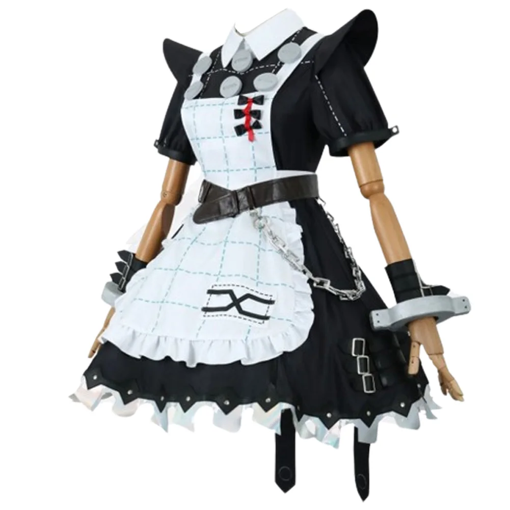 Déguisement Corin Wickes Cosplay pour femmes adultes, robe de femme de chambre sexy, jeu d'anime Zenless, zone zéro, costume de jeu de rôle, fête de paupières, gril