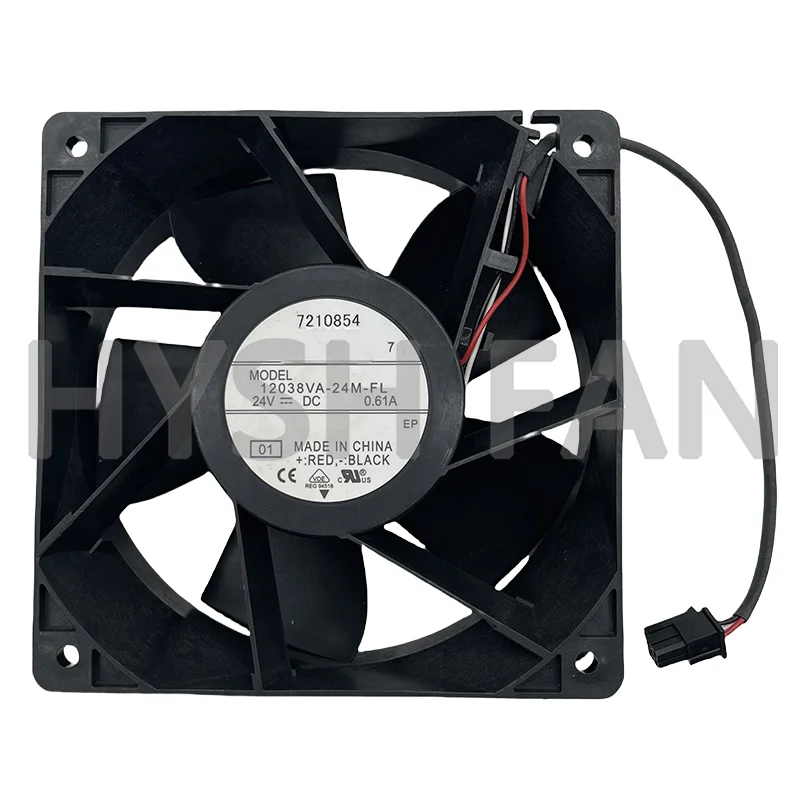 

12038VA-24M-FL New Original 24V 0.61A Two-wire Inverter Cooling Fan