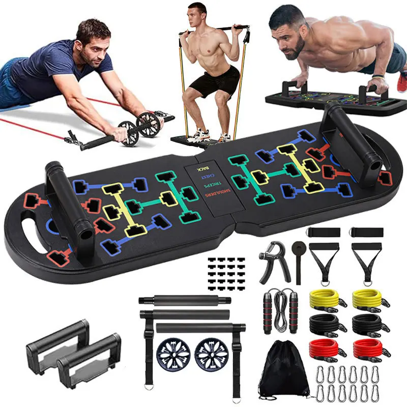 Factory Foldable Design Push-Up Stands Boards Portable Workout Fitness Equipment for Home Gym for Men & Women