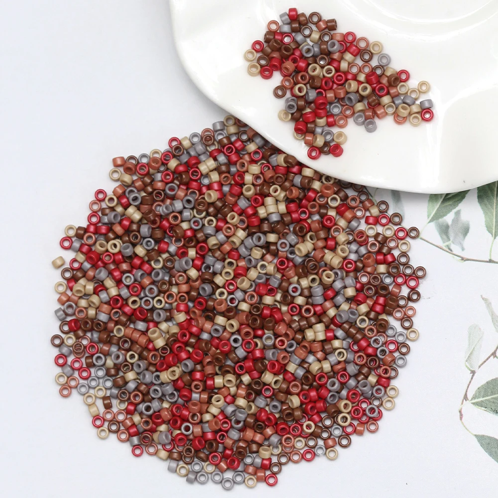حبات Miyuki الزجاجية المختلطة الألوان ، عين الحظ ، 3 ، حبات فاصل سائبة لصنع المجوهرات ، سوار ذاتي الصنع ، إكسسوارات قلادة ، 15 جم لكل طقم