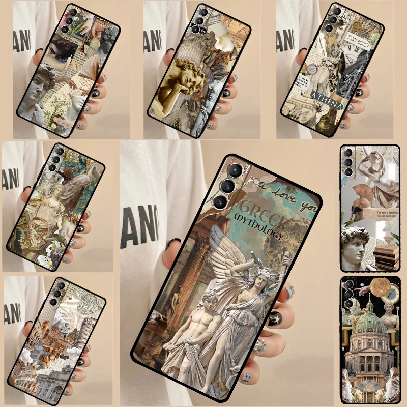 Greek mythology digital Case For Samsung Galaxy S23 Ultra S20 FE S21 FE S8 S9 S10 Plus Note 10 20 S22 Ultra Cover