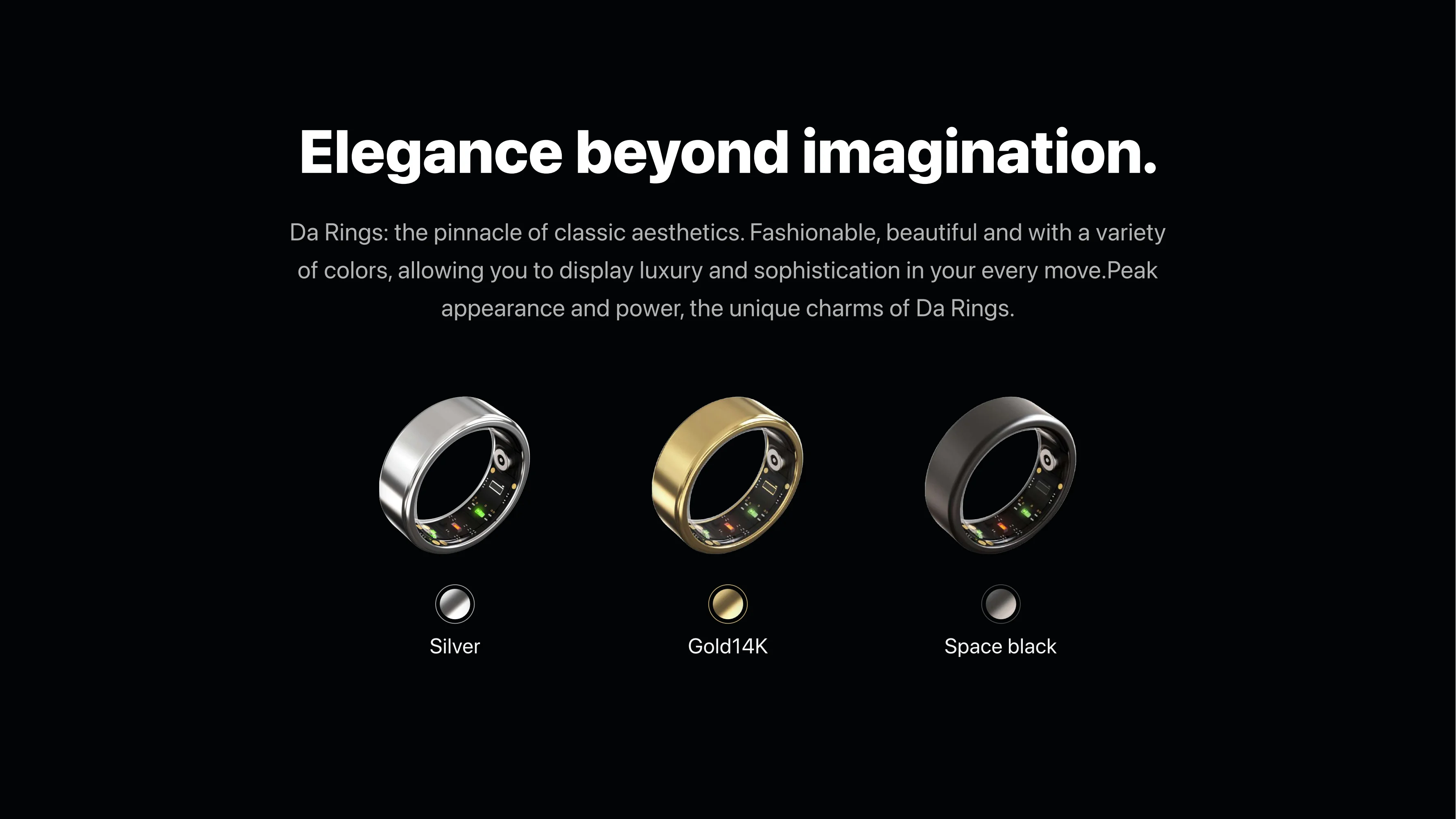 Индивидуальный фитнес-трекер Oura Titanium Smart Ring для мониторинга сердечного здоровья с расположением искусственного интеллекта и гирькости медитации