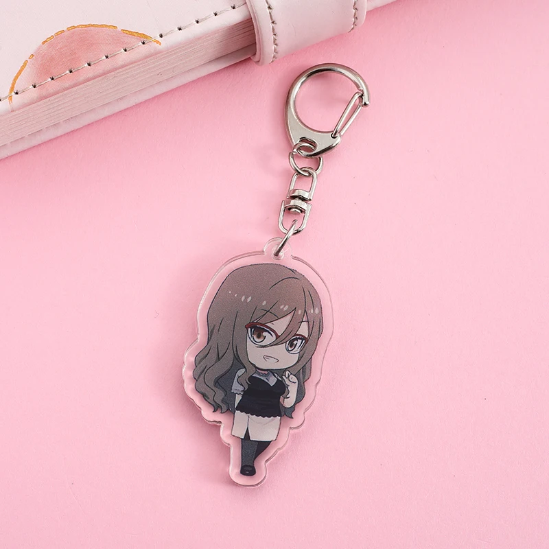 Lycoris Recoil  Acrylic Keychain Cartoon Character Ornament Key Bag Pendant Clothing Accessories