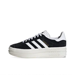 Adidas Originals Gazelle Bold Damen Skateboard Freizeitschuhe Damenmode Wildleder Dicke Sohle Rutschfeste Outdoor-Walking-Sneaker