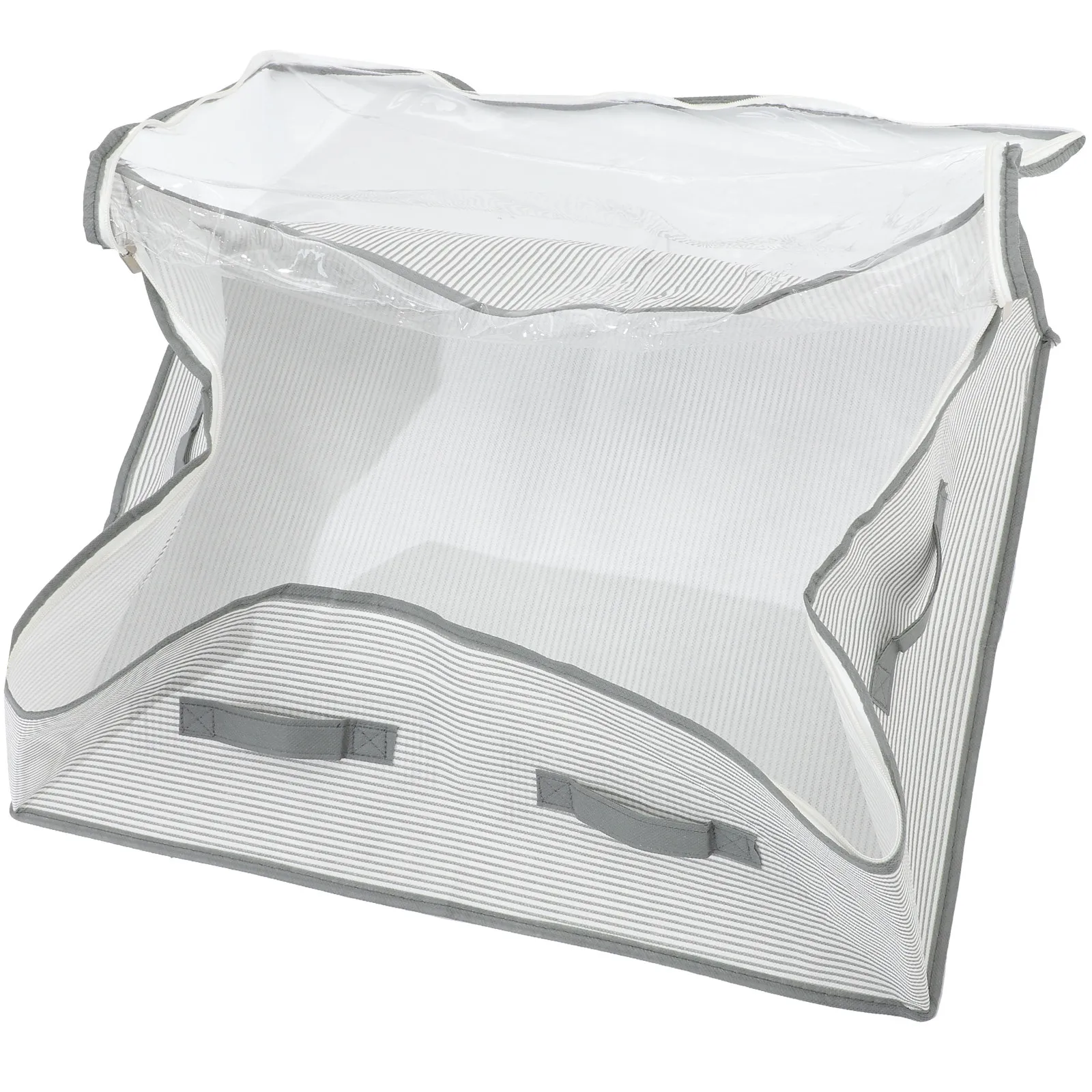 

Складной пылезащитный короб для хранения одежды с ручками для дома и общежития: для одеял, одежды, пледов. Прочный, экономит место.