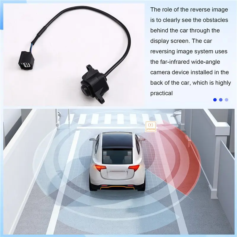AEE5-Right Side Hand Mirror Camera 36580-T6Z-A01 36580T6ZA01 For Honda Ridgeline RTL-T 3.5L V6 17-19 Parking Assist Camera