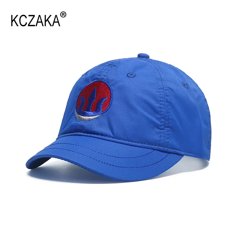 5cm Short Brim Baseball Cap for Men Casual Embroidery Soft Top 6 Panels Snapback Caps for Women Short Billed Umpire Dad Hats