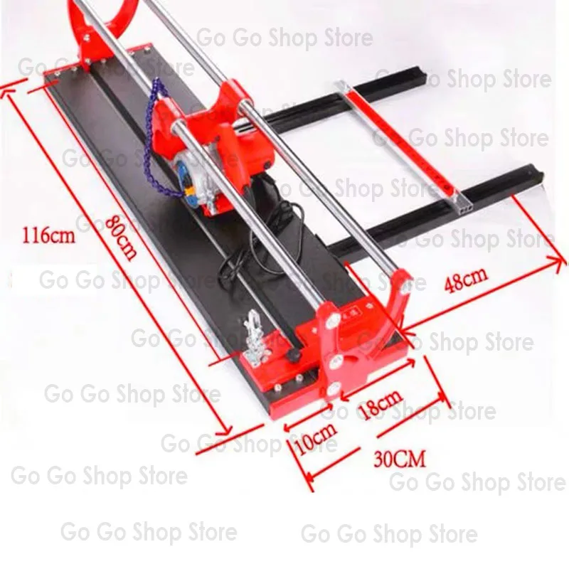 Multifunctional Desktop 45 Degree Chamfering Machine 220V 1500W Electric Hand Push Cutter for Stone Tile 800 M