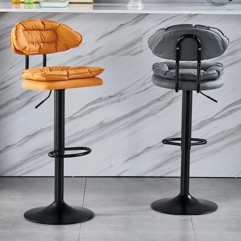 Mainstays Luxury Home High Kitchen Chairs Bar Make Up Chair Stools Beauty Salon Comfortable Cadeira Giratoria Modern Furnitures