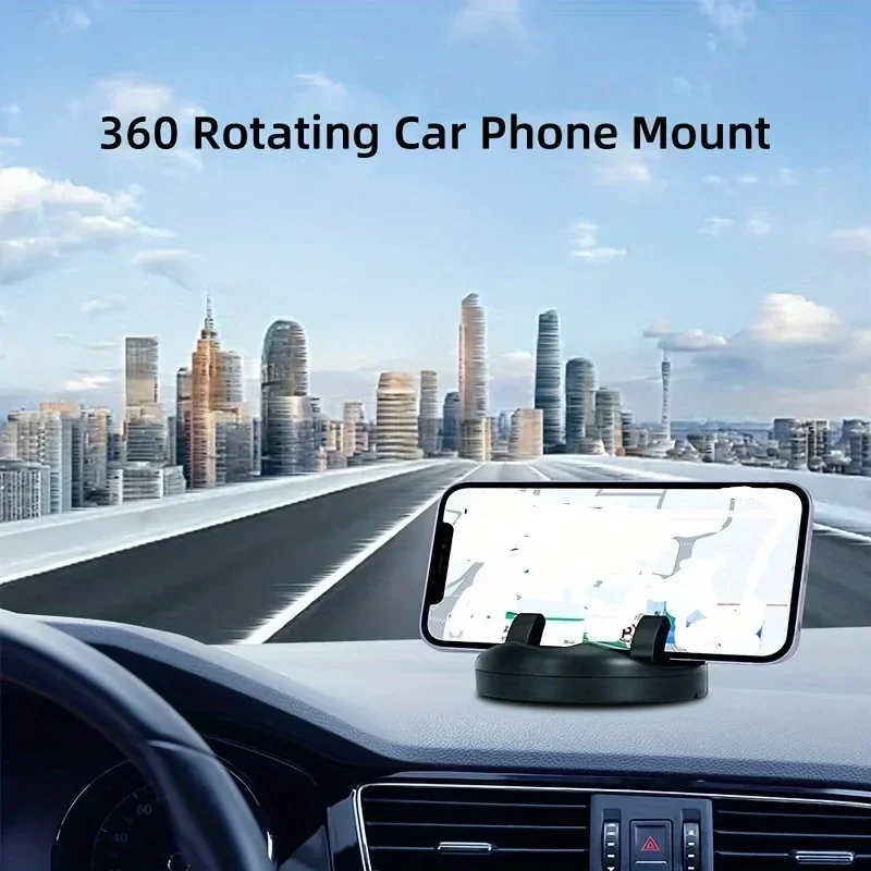 1pc Navigation specific car phone holder, dashboard, temporary parking sign, multifunctional 360 degree rotation