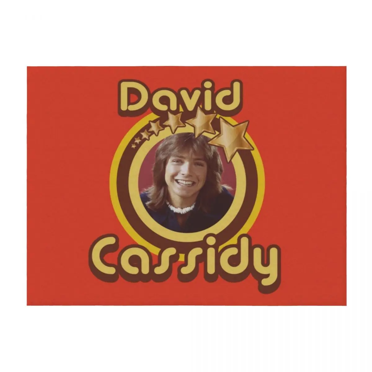 

Star Tribute: David Cassidy Throw Blanket Flannel sofa bed Weighted Luxury Thicken Blankets