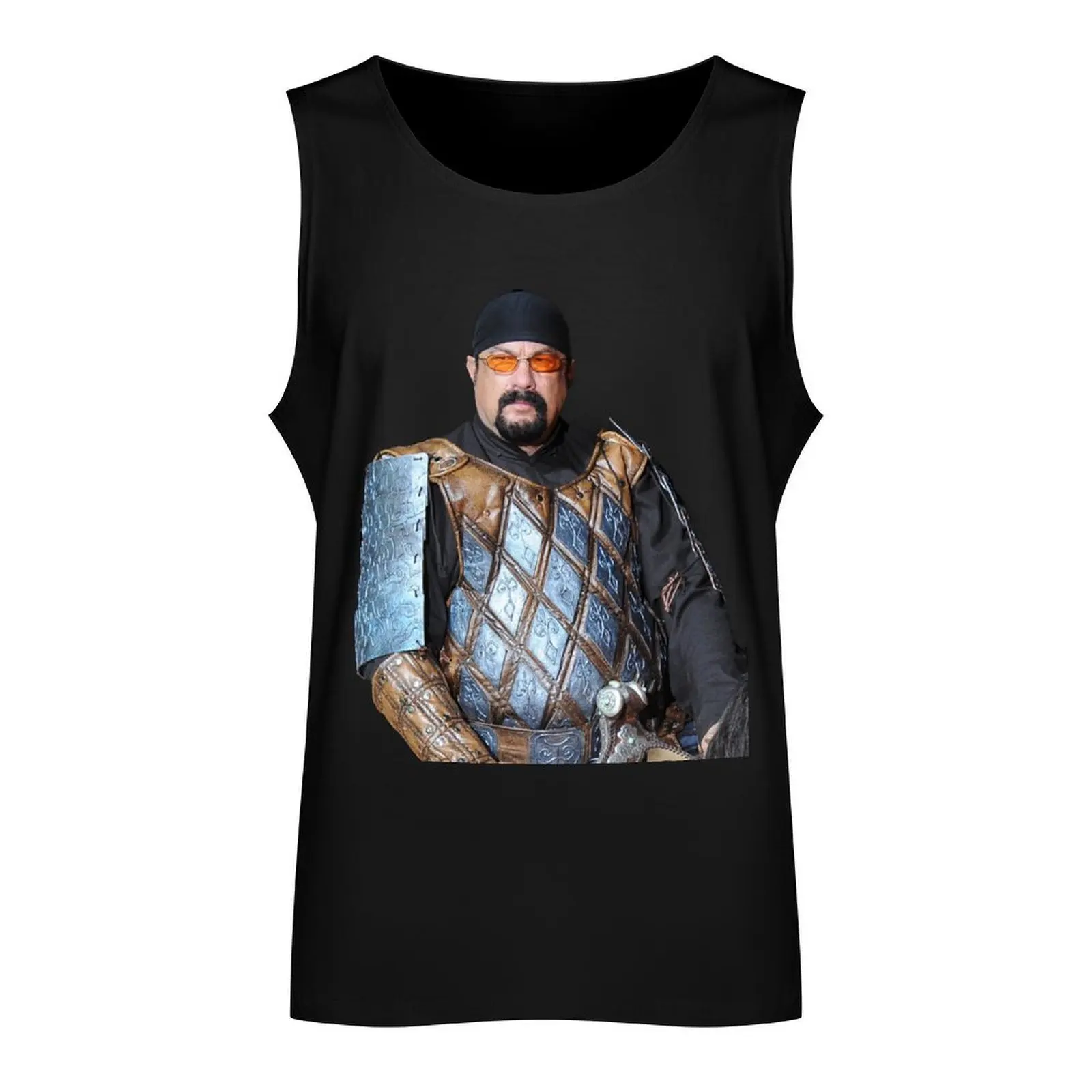 Medieval Seagal - Steven On A Horse Tank Top bodybuilding clothes for men summer