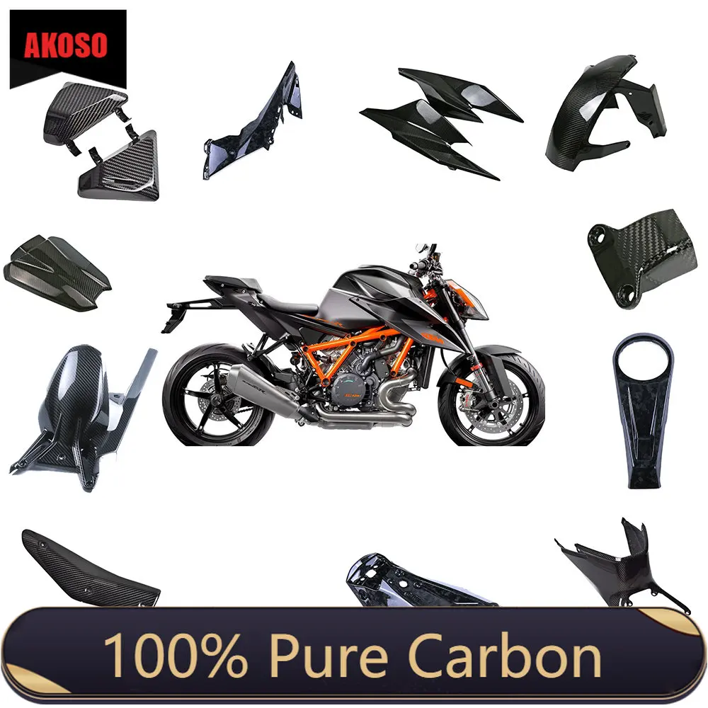 100% 3K Dry Carbon Fiber Motorcycle Body Parts Full Set Fairing kit Accessories Fairings 2020+ For KTM 1290